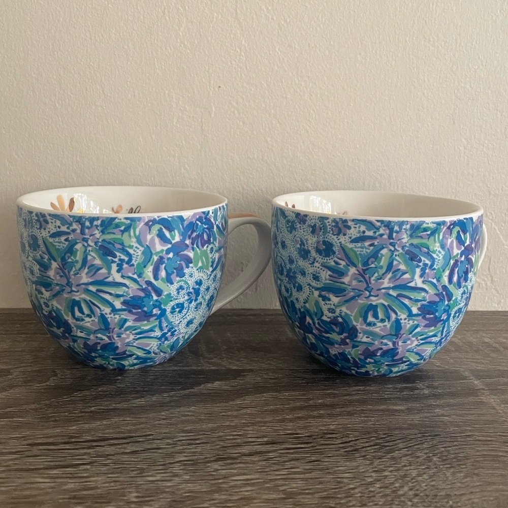 Lilly Pulitzer Ceramic Mugs (2)